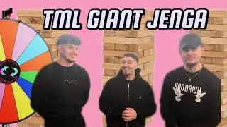 GIANT JENGA Challenge with a BRUTAL Forfeit Wheel!