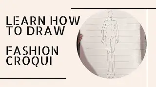 How To Draw Fashion figure for begginners Step By step