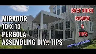 Пергола MIRADOR 10x13. Советы, которые вам нужно знать. Сделай сам @MiradorOutdoor #diy #home #pe...