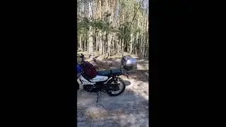 Выезд в лес на мопеде G moto Cross X 125