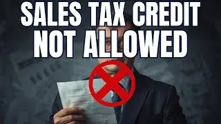 Section 8 of Sales Tax Act, 1990 (Tax Credit not Allowed)