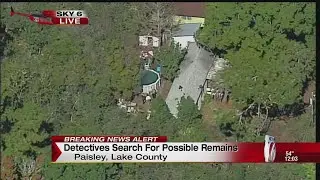 Detective search for possible remains