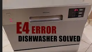 Hisense E4 error code Dishwasher repair [solved]