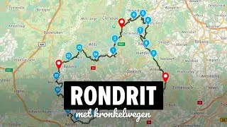 Rondrit met kronkelige wegen maken - MyRoute-App
