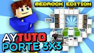 Minecraft AyTuto - Porte 3x3 minecraft bedrock (Xbox, PS4, Switch)