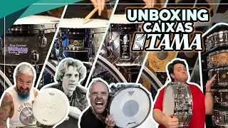 Um MONTÃO de CAIXAS TAMA Japan Unboxing e Teste
