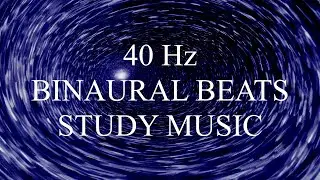 Super Intelligence Memory and Focus - 40 Hz Gamma Binaural Beats Study Music