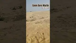 Casio Duro Marlin MDV 106 in Thar Desert in Rajasthan | #casioduro #casiowatches #diverwatch