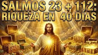 🔥💰 Si NO Tienes NADA: SALMO 23+112 Lo Cambia TODO en 40 Días - PROCLÁMALO HOY