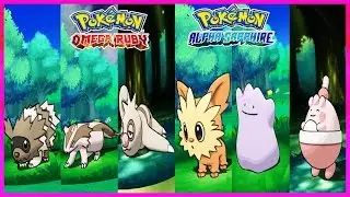 Pokemon OmegaRuby & AlphaSapphire - Zigzagoon,Linoone,Slakoth,Lillipup,Ditto & Happiny Locations