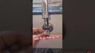 how to fix leaking tap water 🚰 #shorts #leaking #watertap #solution
