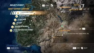NFS Hot Pursuit East Gorge Canyon All Race Events #nfs, #NeedforSpeedHotPursuit
