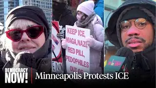 ICE Out: Minneapolis Residents March as Part of National Strike Against Trump Immigration Crackdown