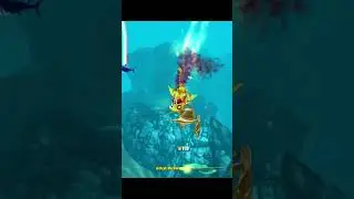 254k🔥🤩 Big Scored with Heidi Shark in Hungry Shark World landscape Part 4 #hungrysharkworld #shark