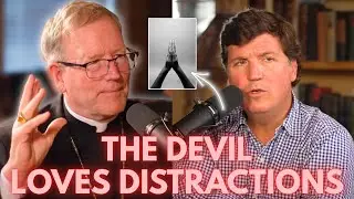 BISHOP BARRON Pressed by Tucker Carlson on his Prayer Life