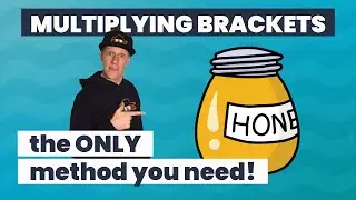 Expanding brackets - a single EASY method for ALL questions! | Bonus - the distributive property!