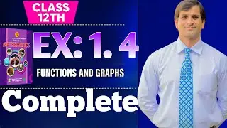 Exercise 1.4 Class 12th maths || NBF New Book 2025 ex 1.4 Class 12 maths NBF Graphs of Trigonometric