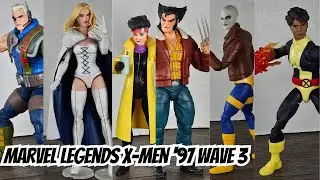 REVIEW: Marvel Legends X-Men '97 Wave 3 - Cable, Emma Frost, Jubilee, Logan, Morph & Sunspot!