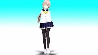 【MMD Blue Archive】Hifumi【Hold Up】