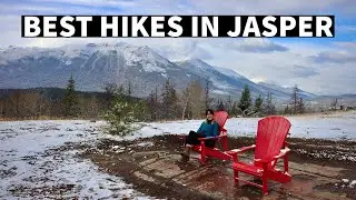 Rewarding Jasper Hikes with Amazing Views 4K - Every Parks Canada Red Chair in Jasper National Park