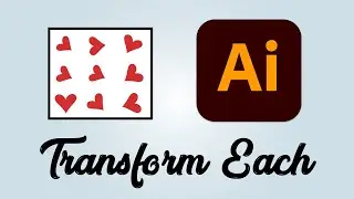 How to use the Transform Each feature in Adobe Illustrator