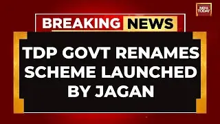 'YSR' To 'NTR': TDP Government Renames All Schemes Launched By Jagan Mohan Reddy | India Today News
