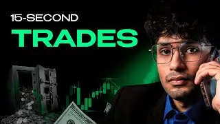 $100 to $1,390 in Minutes | 15-Second FIB Trade Live | No Indicators | Candlestick Only
