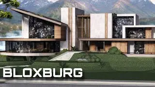 Bloxburg: Realistic Mansion Modern House | House Build | Roblox