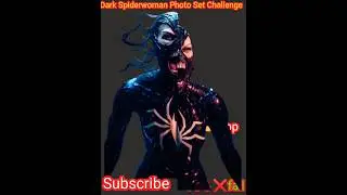 Dark Spiderwoman Photo Stop Challenge#shorts #youtubeshorts #photostopchallenge #viral #trending #ai