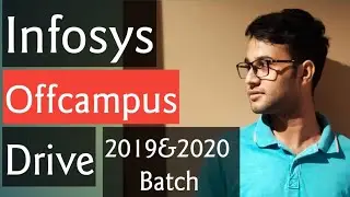 Infosys OffCampus Recruitment Drive For 2019 & 2020 Batch | Complete Details |  Apply Here