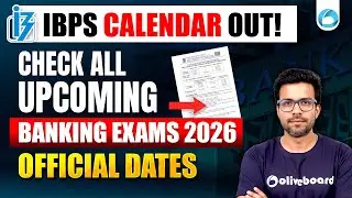 IBPS Calendar Out 2026 | Check All Upcoming Banking Exams 2026 Official Dates | English Medium