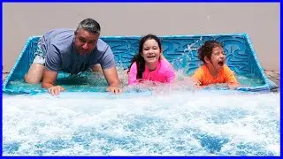 A PISCINA POLUÍDA VIROU CACHOEIRA