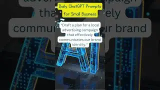 ChatGPT Prompt:  Building Brand Awareness Locally #chatgpt  #aiforbusiness #artificialintelligence
