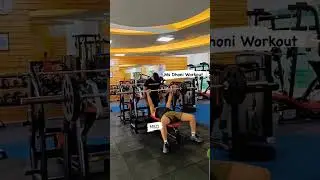 MS Dhoni latest workout video 💛 #dhoni #workout #gym #ipl