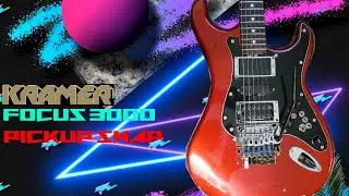 1985 Kramer Focus 3000  Get's a New Bridge Pickup