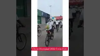 chess Olympiad 2022 ride... #chess #olympiad #cm #stalin #chennai #tirupur #cycleride #arrahuman