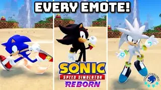 EVERY Emote in Sonic Speed Simulator!