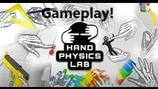 Hand Physics Lab VR Gameplay!!! Meta Quest 3 (HD)