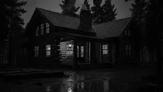 Stormy Forest Night with Deep Thunder and Rain