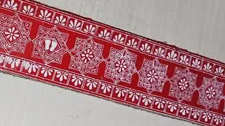 देहली एपण डिजाइन 😍 Easy & Beautiful Deli Aipan Design//Uttarakhand Folk Art
