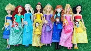 Disney Princess Doll Makeover ~ DIY Miniature Ideas for Barbie   Wig, Dress, Faceup, andMore! DIY