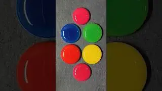 &hearts;️💧 Most Relaxing Colour Mixing Coins in Water 💦 | Satisfying Shorts