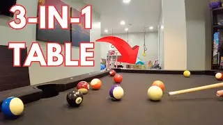 Chamberlain Games New York Knights Offers AMAZING 3-in-1 Pool Table Experience