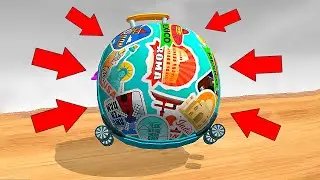 ✅ All Stickers Unlocked for the Travel Ball in Going Balls! Race 1178