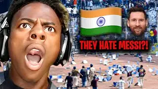 IShowSpeed&rsquo;s Reaction to MESSI Visiting INDIA 😭 *LOSES IT*