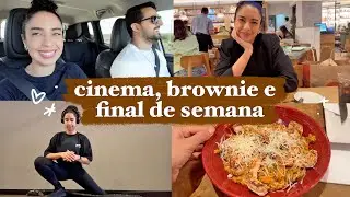 CINEMA, CASA DO V&Ocirc;, FIZ UM BROWNIE E ROTINA DO FIM DE SEMANA | JULIANA LOUISE