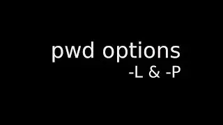 pwd : more about its options in linux