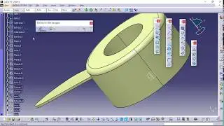 Tutorial Ventilador, Hélice  módulo de superficies  CATIA V5