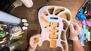 Custom Painting a Kit Guitar &ndash; 2 | 🔇 | Fall Asleep Watching