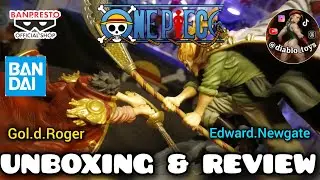 UNBOXING 🔥 REVIEW #GOLDROGER #EDWARDNEWGATE #onepiece #banpresto #bandai #whitebeard #kingofpirates 